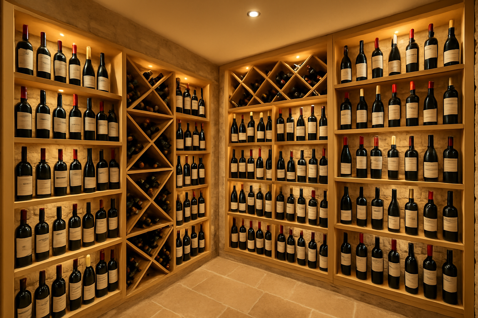 cantina vini con immagini chiare